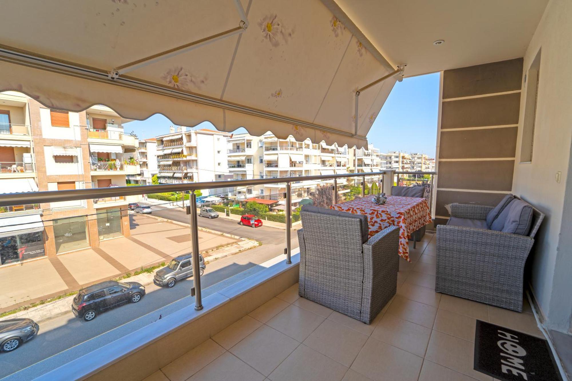 Luxury And Sunny Apartment 250 Mts From The Beach!! Peraía Exteriör bild